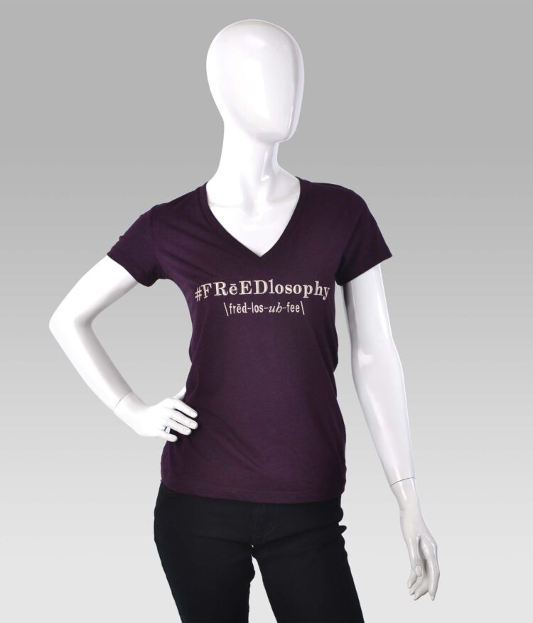 Women's Short-Sleeve Deep V-Neck